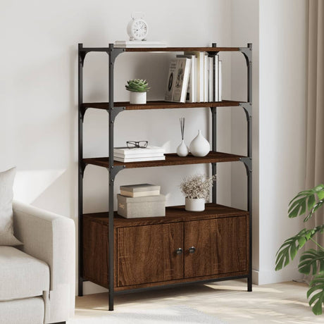 Bookcase 3-Tier 70X30X109.5 Cm Engineered Wood