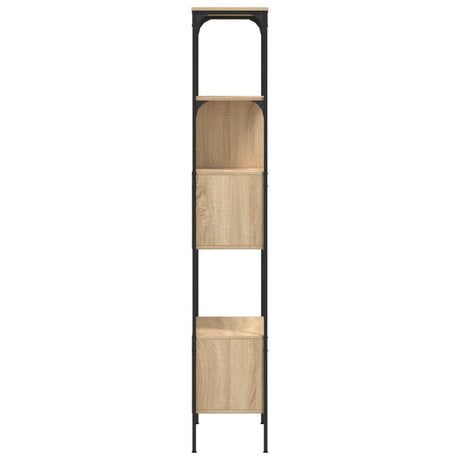 Bookcase 5-Tier 76X33X188.5 Cm Engineered Wood