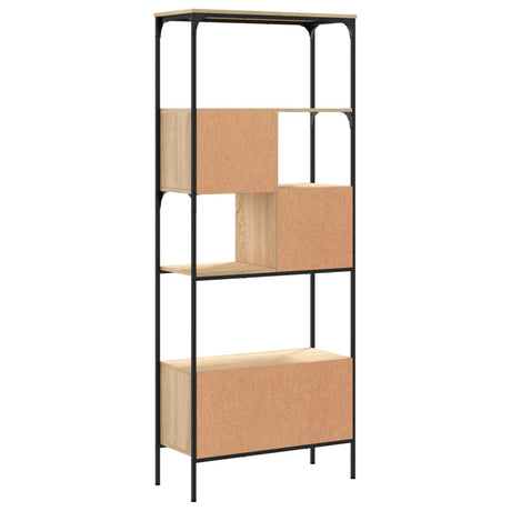 Bookcase 5-Tier 76X33X188.5 Cm Engineered Wood