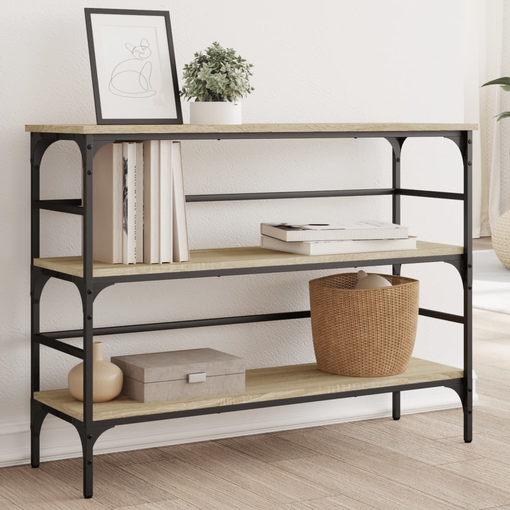 Console Table 100X32X75 Cm Engineered Wood