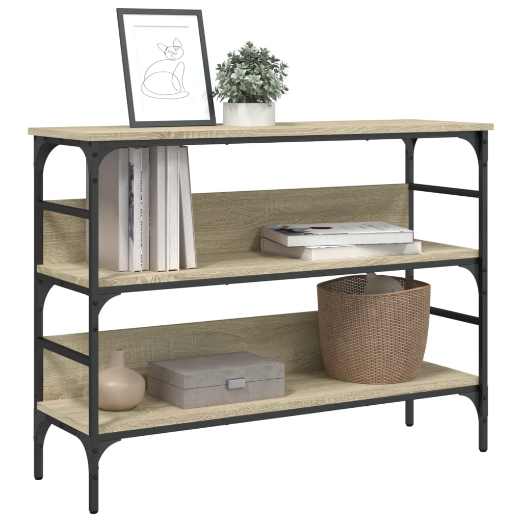 Console Table 100X32X75 Cm Engineered Wood