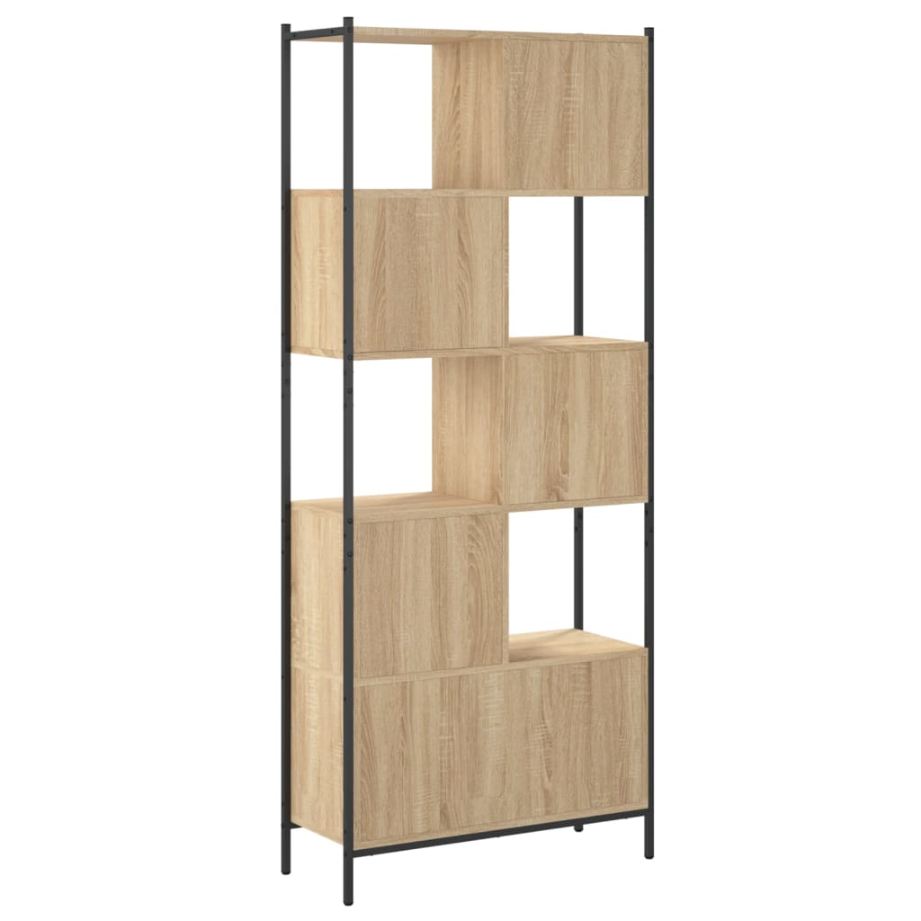 Bookcase 72X28X172 Cm Engineered Wood