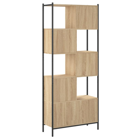 Bookcase 72X28X172 Cm Engineered Wood