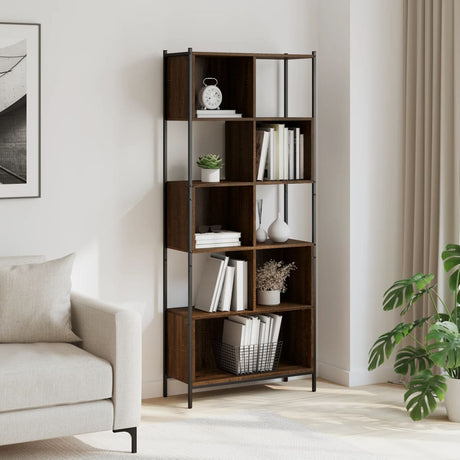 Bookcase 72X28X172 Cm Engineered Wood