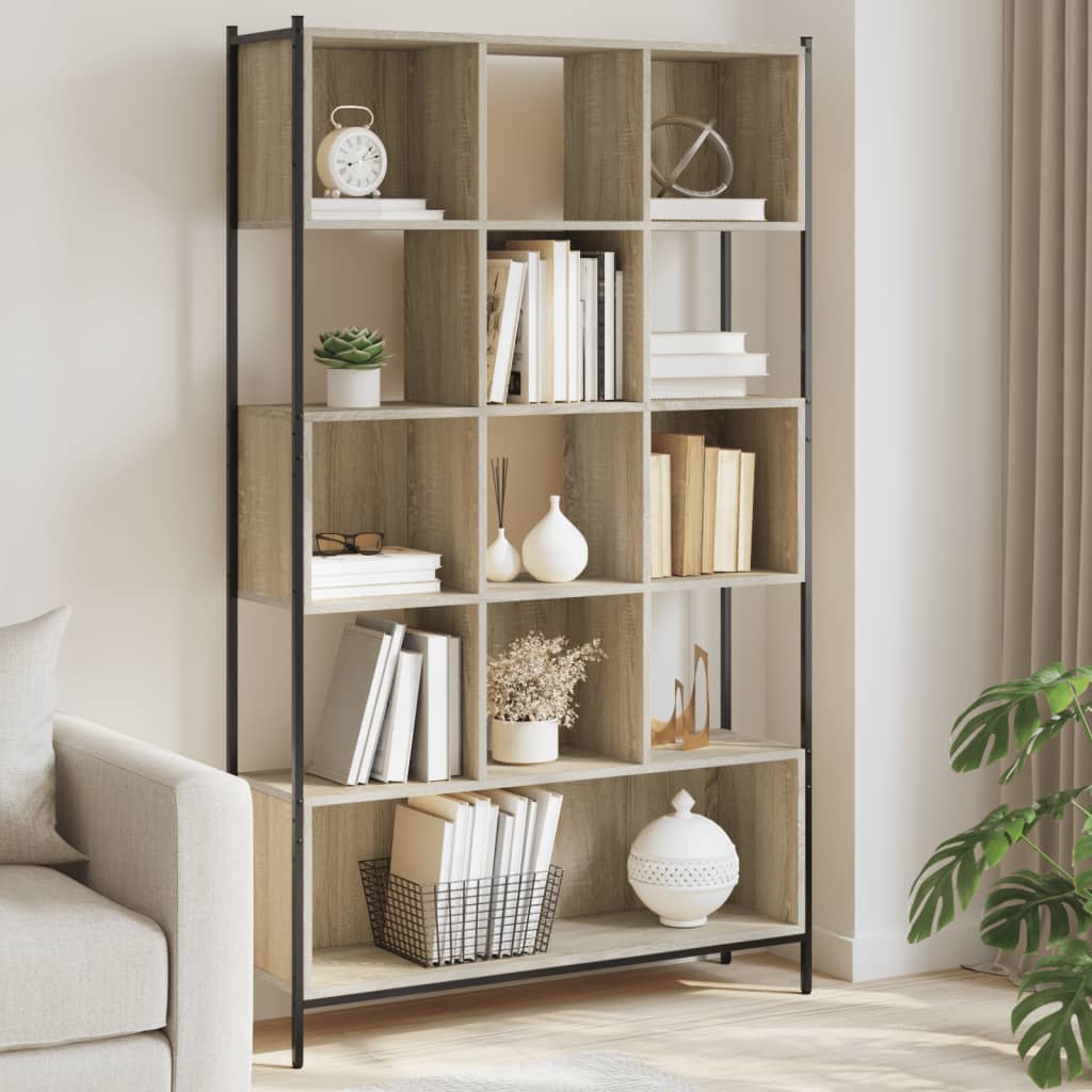 Bookcase 102X28X172 Cm Engineered Wood