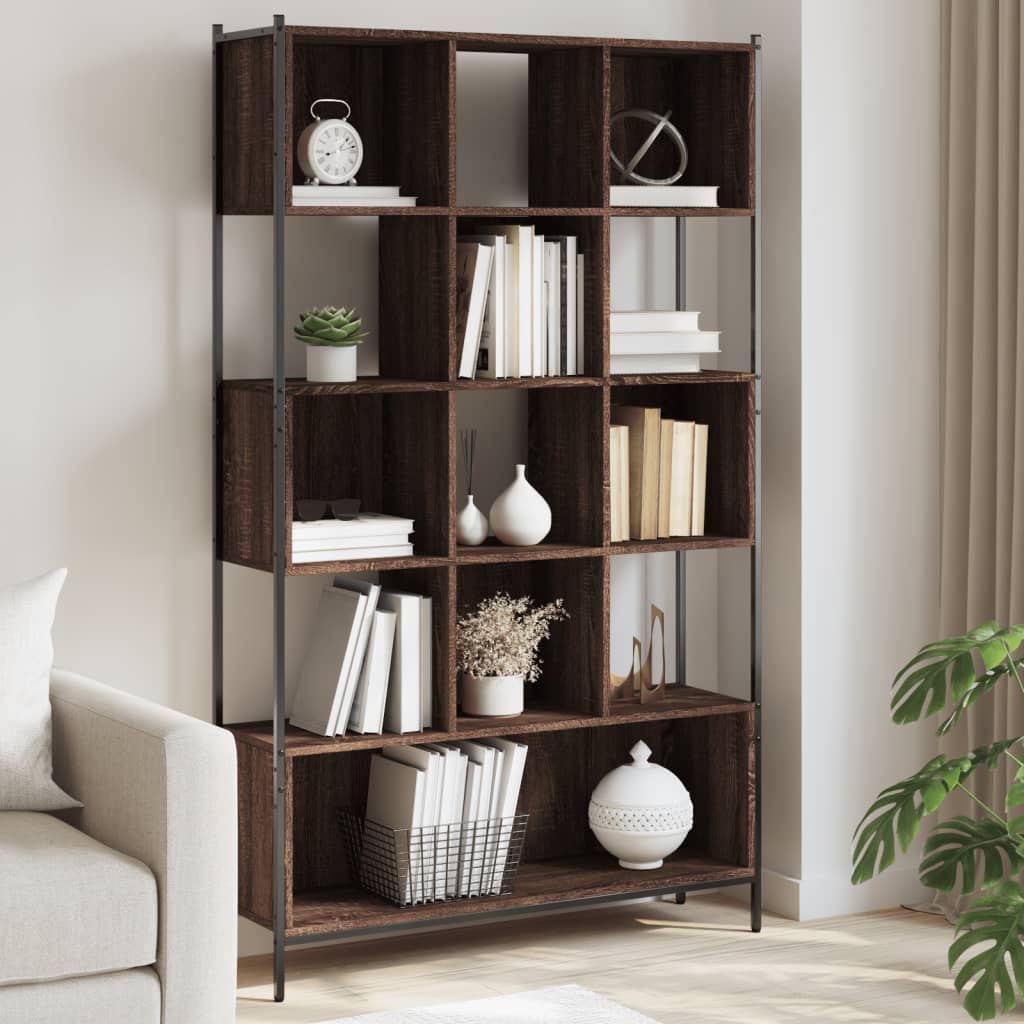 Bookcase 102X28X172 Cm Engineered Wood