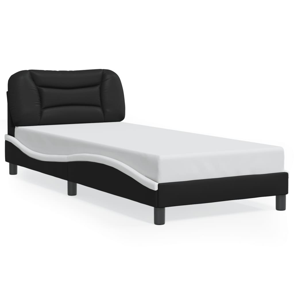 Bed Frame Without Mattress "Hvar" 90X190 Cm Faux Leather