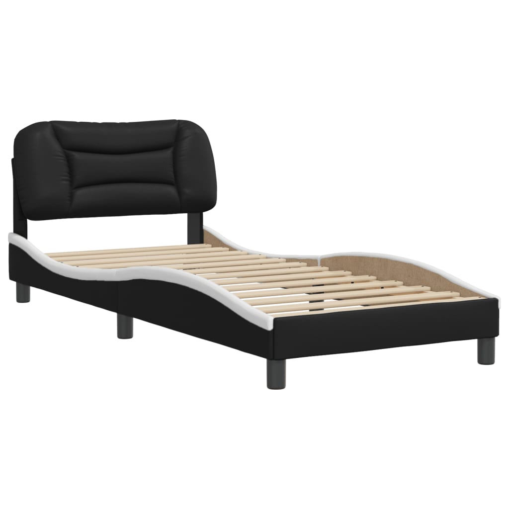 Bed Frame Without Mattress "Hvar" 90X190 Cm Faux Leather