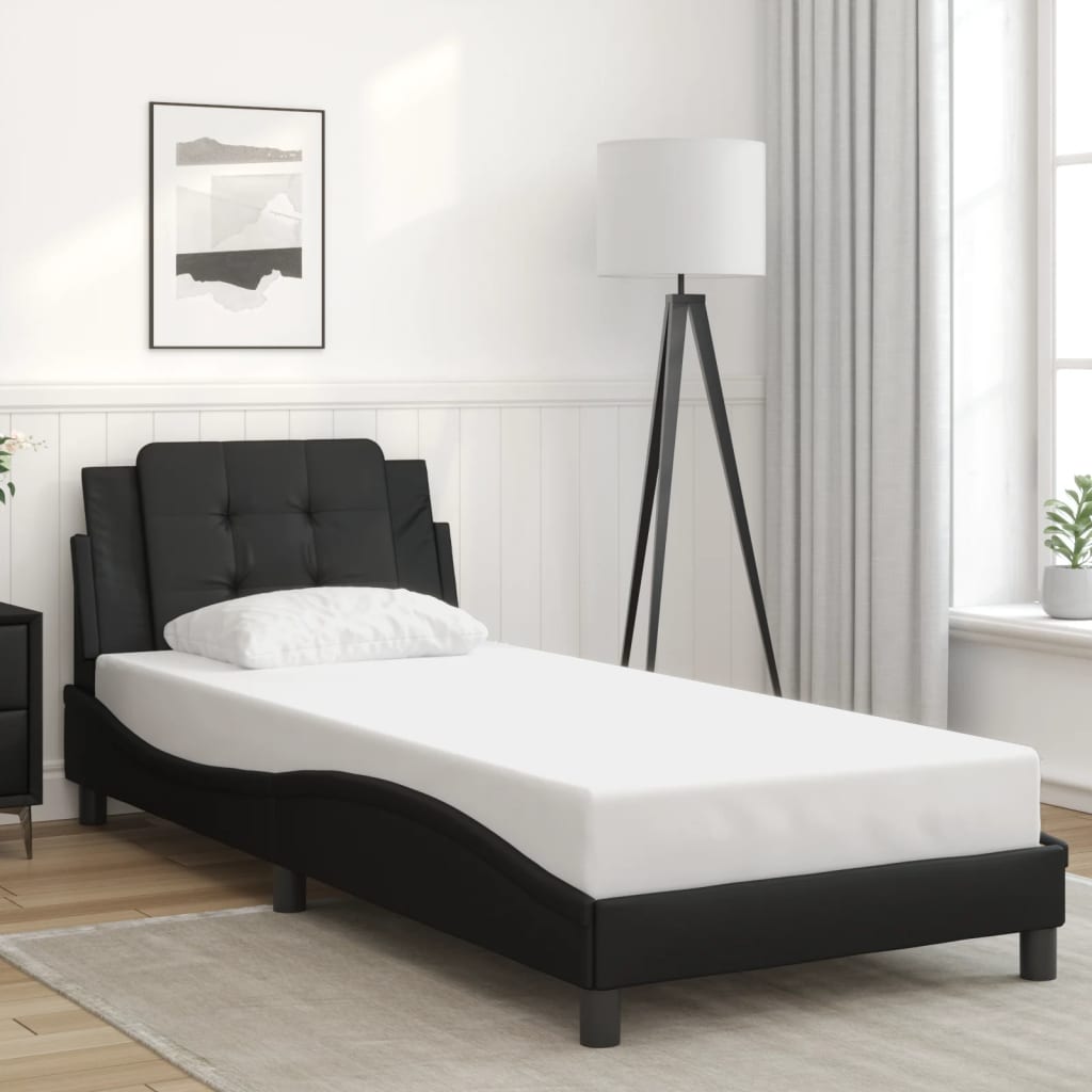 Bed Frame Without Mattress Faux Leather