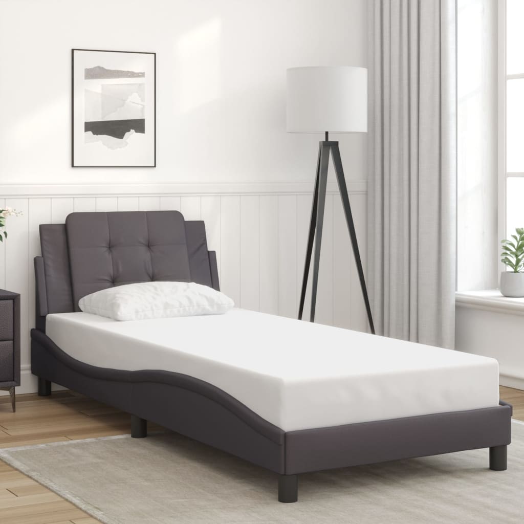 Bed Frame Without Mattress Faux Leather