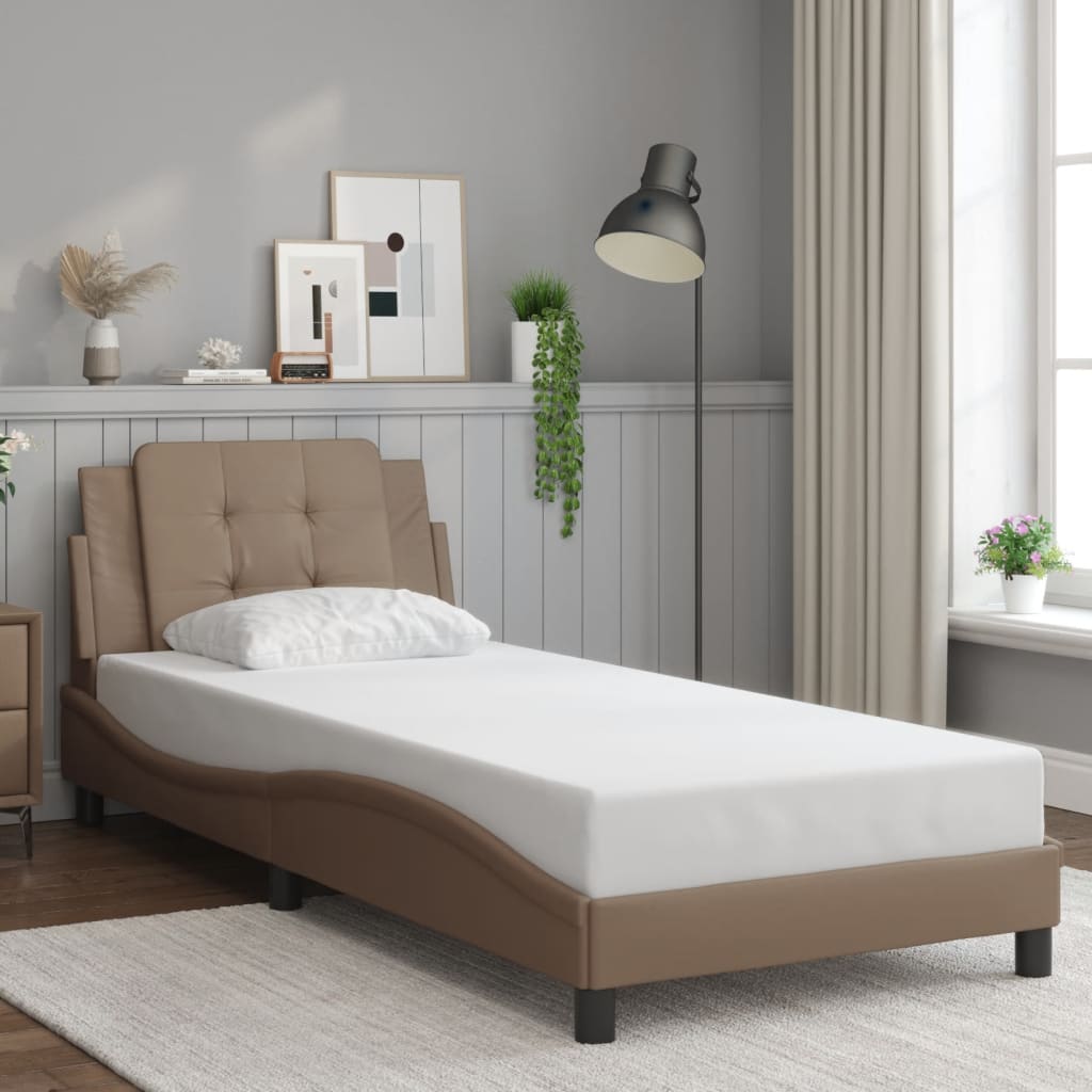 Bed Frame Without Mattress Faux Leather
