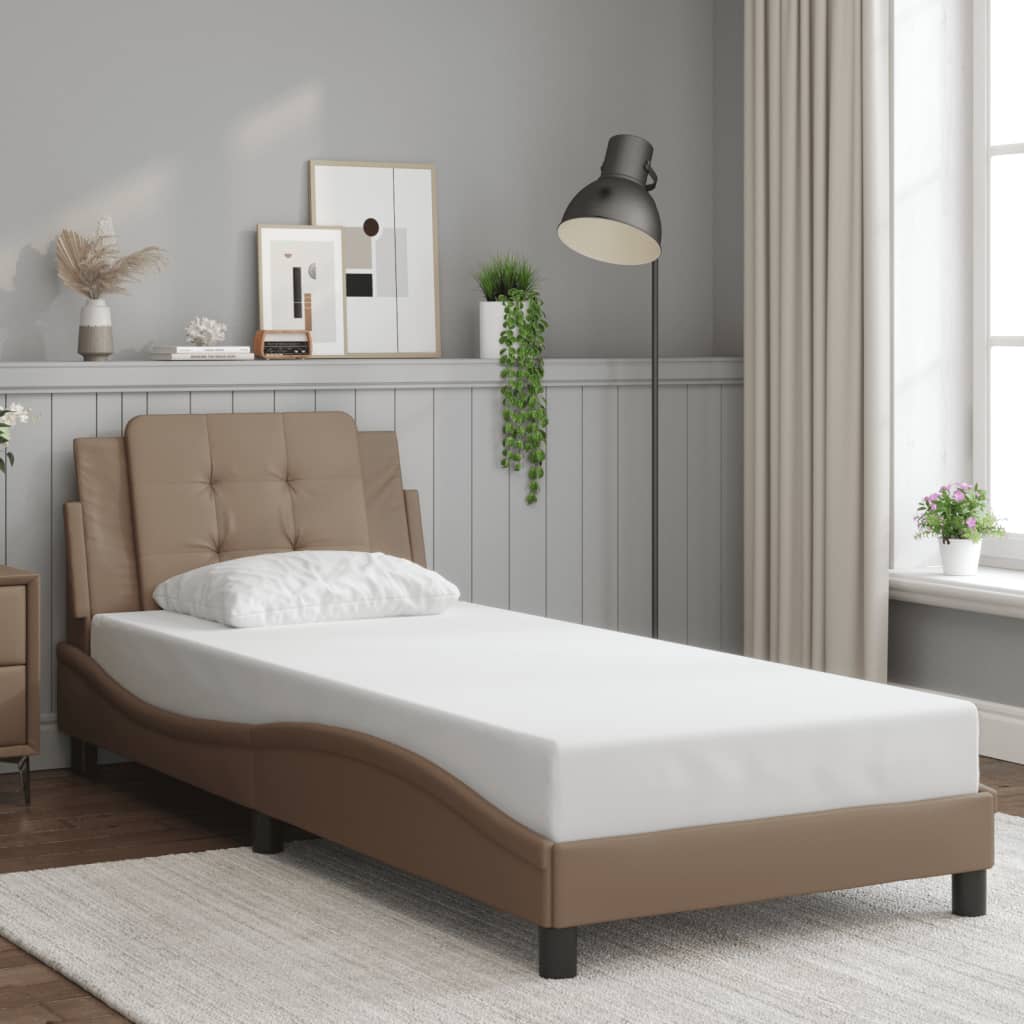 Bed Frame Without Mattress Faux Leather