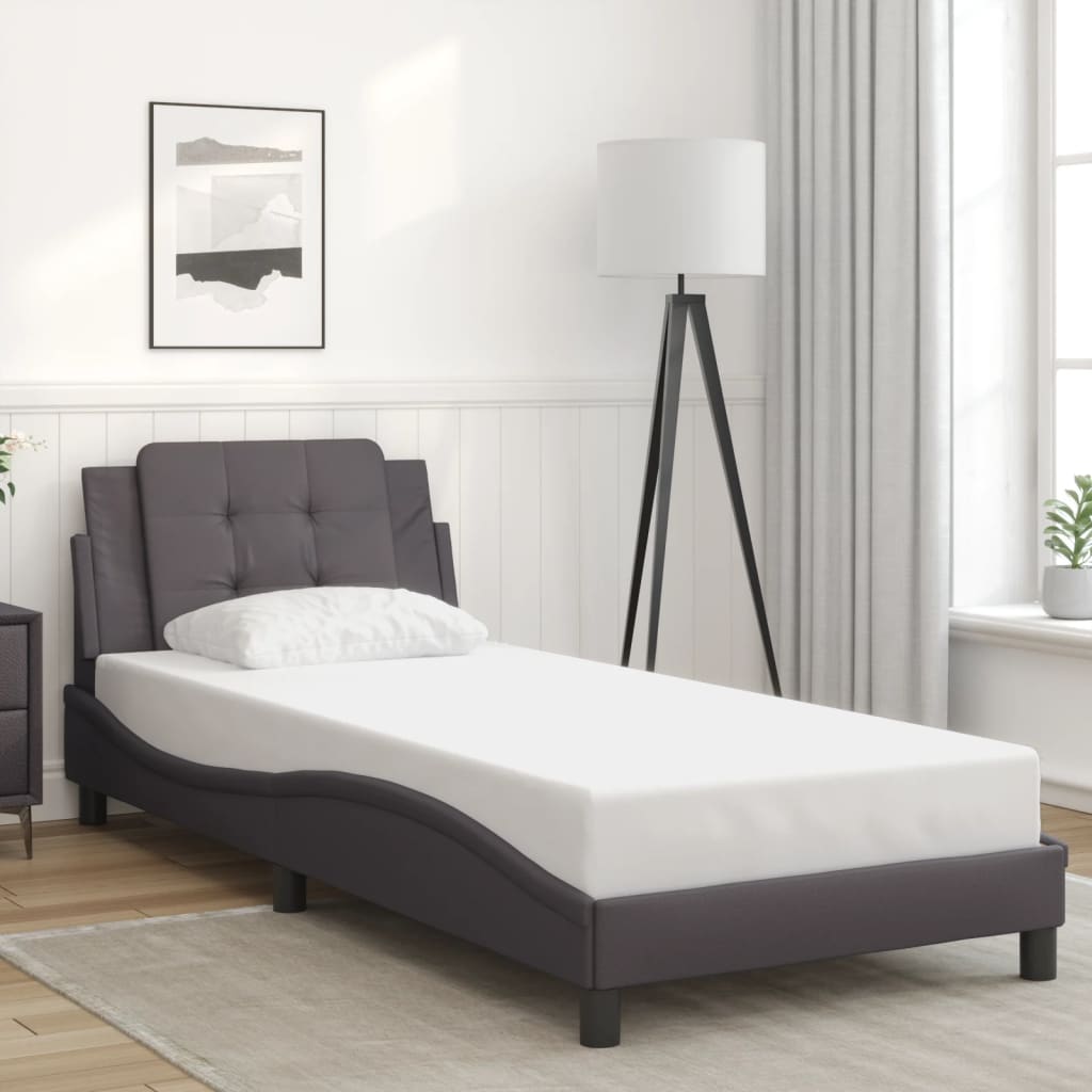 Bed Frame Without Mattress Faux Leather