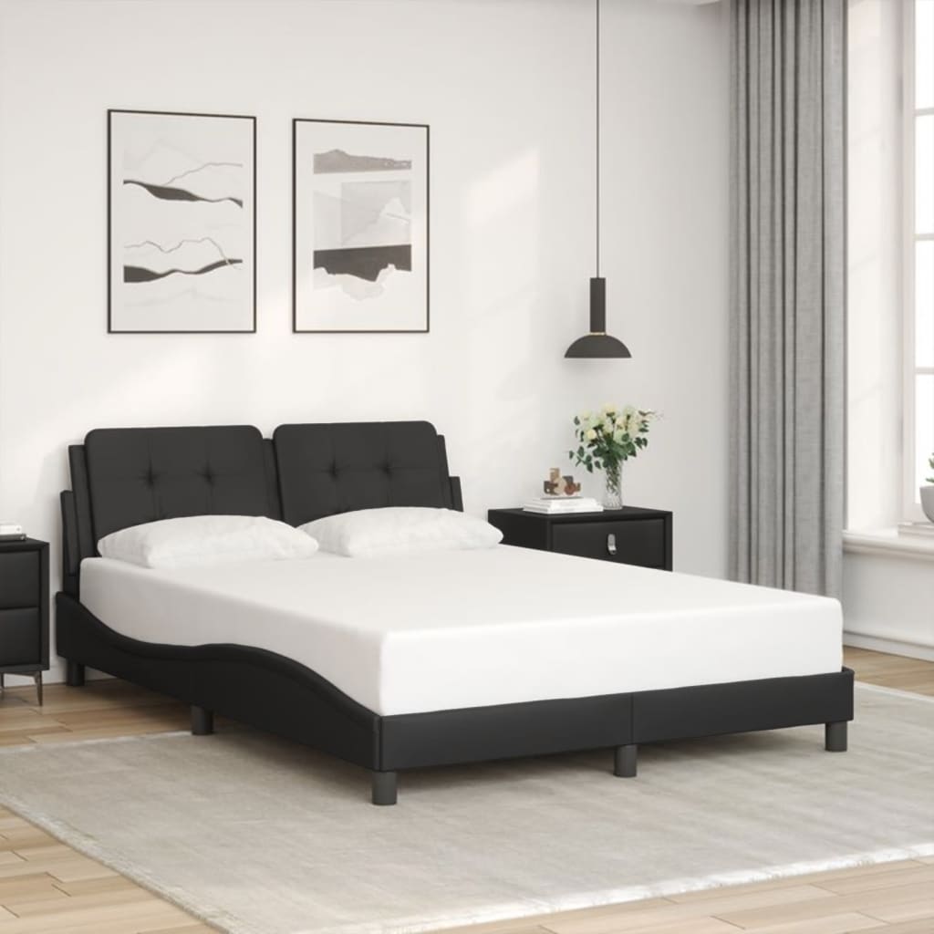 Bed Frame Without Mattress Faux Leather