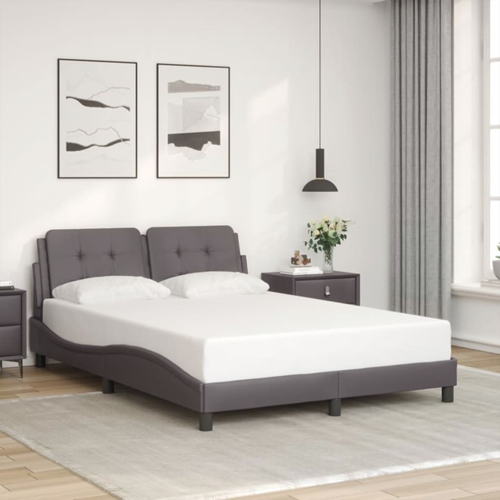 Bed Frame Without Mattress Faux Leather