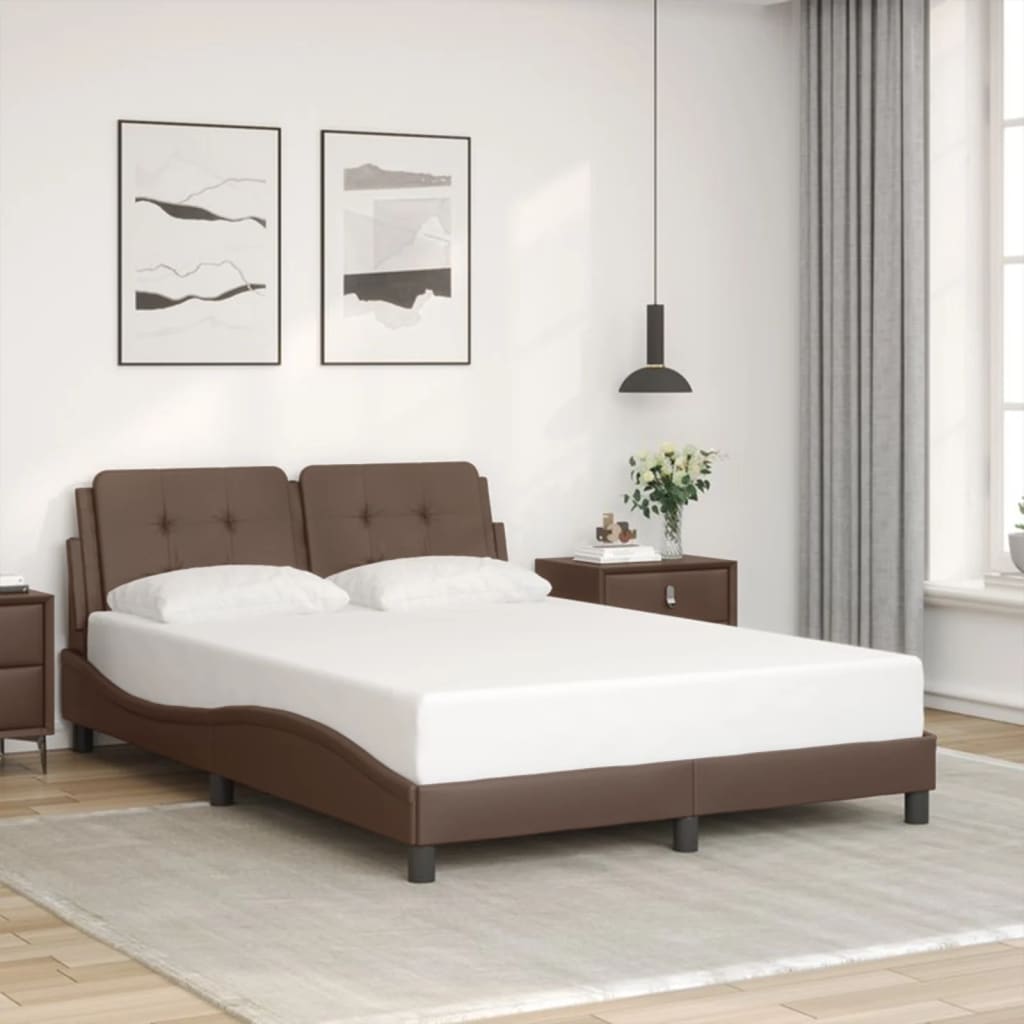 Bed Frame Without Mattress Faux Leather