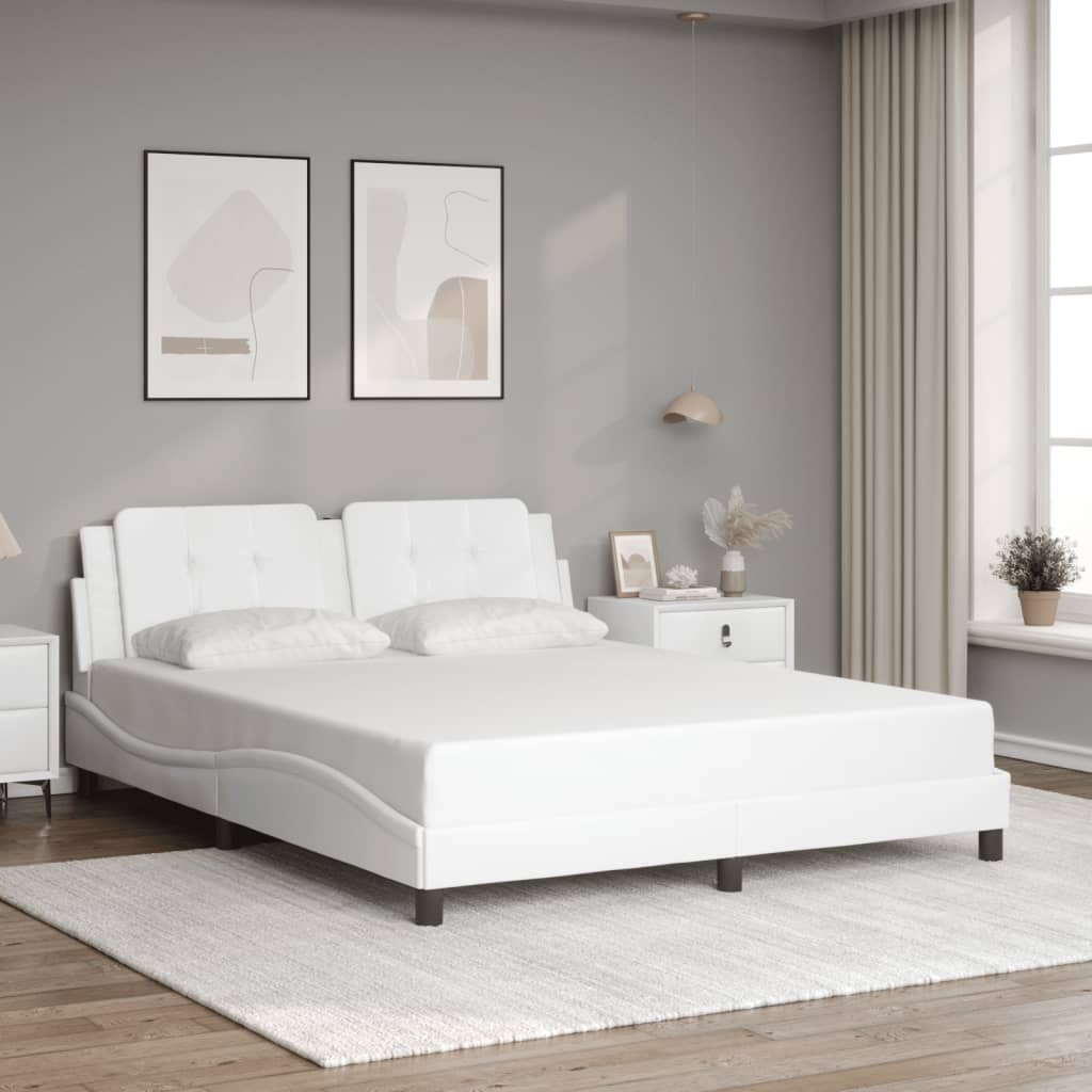 Bed Frame Without Mattress Faux Leather