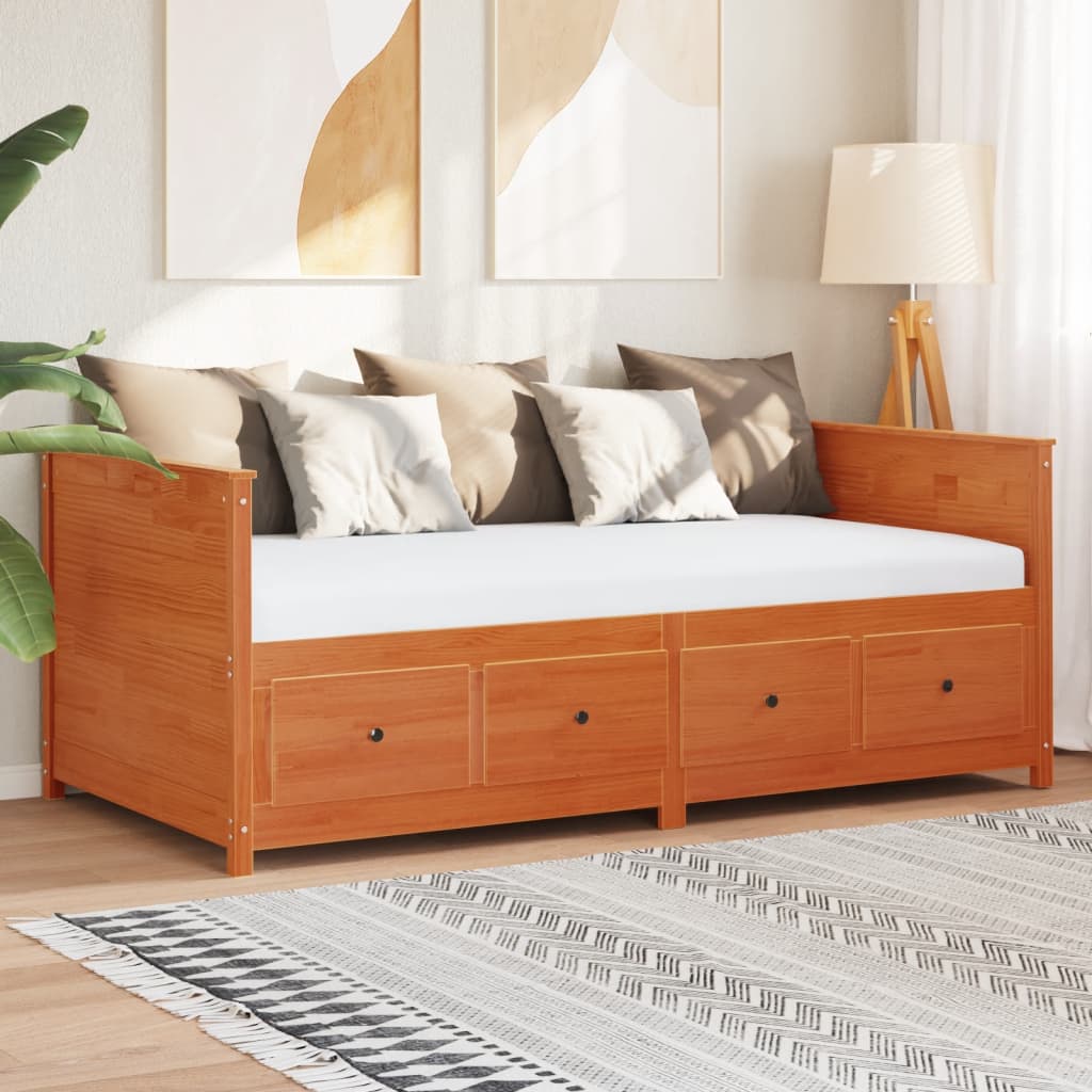 Day Bed Without Mattress Solid Wood Pine
