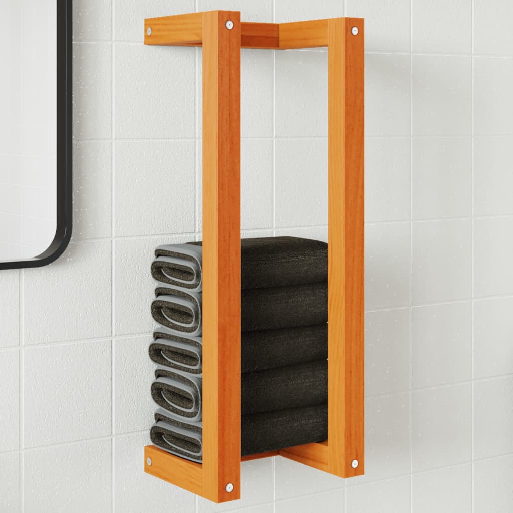 Towel Rack Solid Wood Pine