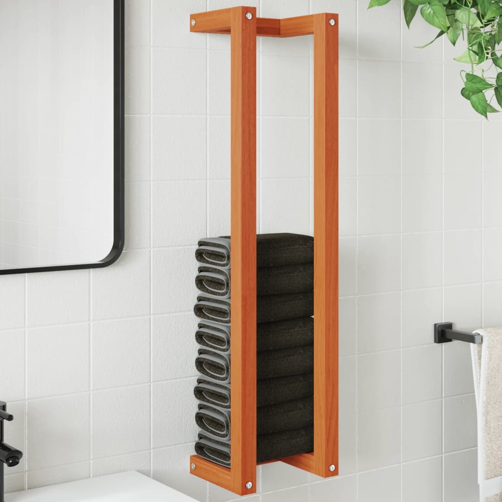 Towel Rack Solid Wood Pine