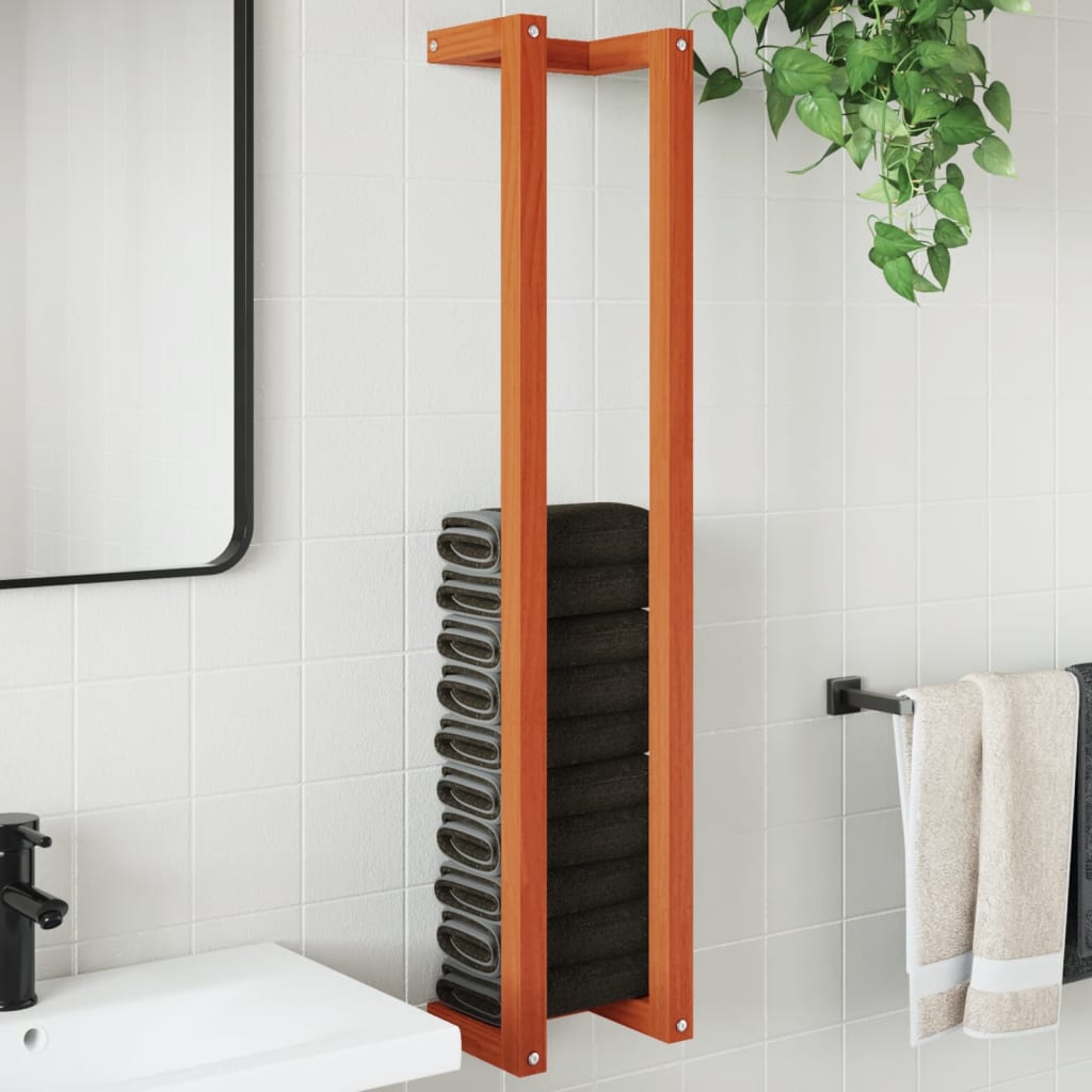 Towel Rack Solid Wood Pine