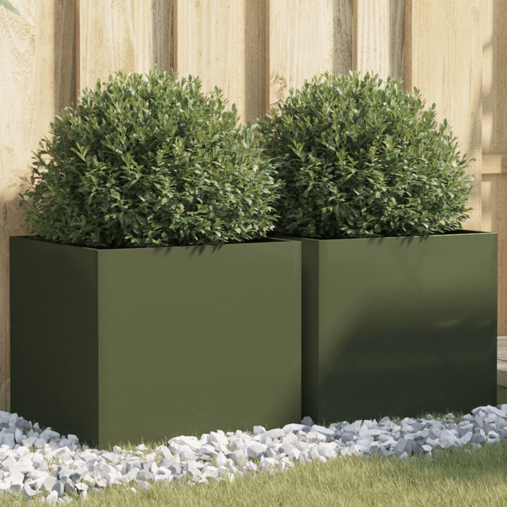 Planters 2 Pcs Corten Steel