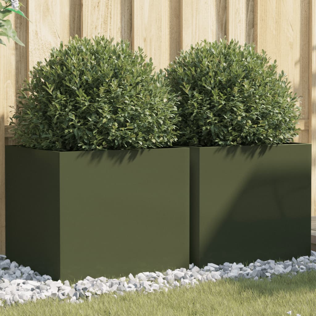 Planters 2 Pcs Corten Steel