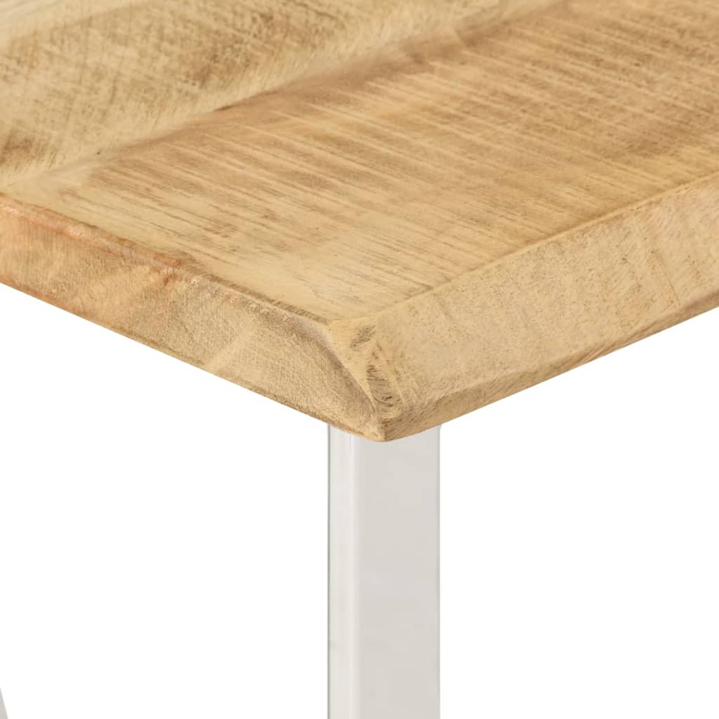 Console Table With Live Edge 105X33X76 Cm Solid Wood Mango