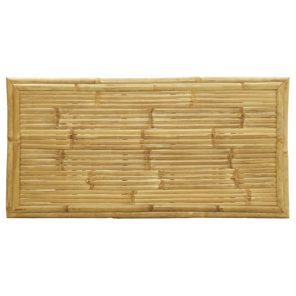 5 Piece Folding Bistro Set With Cushions Bamboo