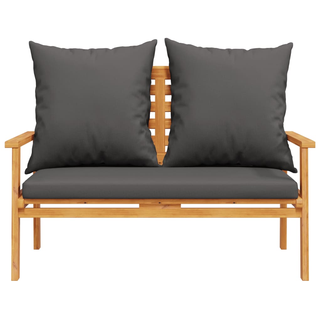 4 Piece Garden Lounge Set With Cushions Solid Wood Acacia