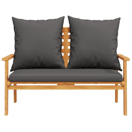 4 Piece Garden Lounge Set With Cushions Solid Wood Acacia