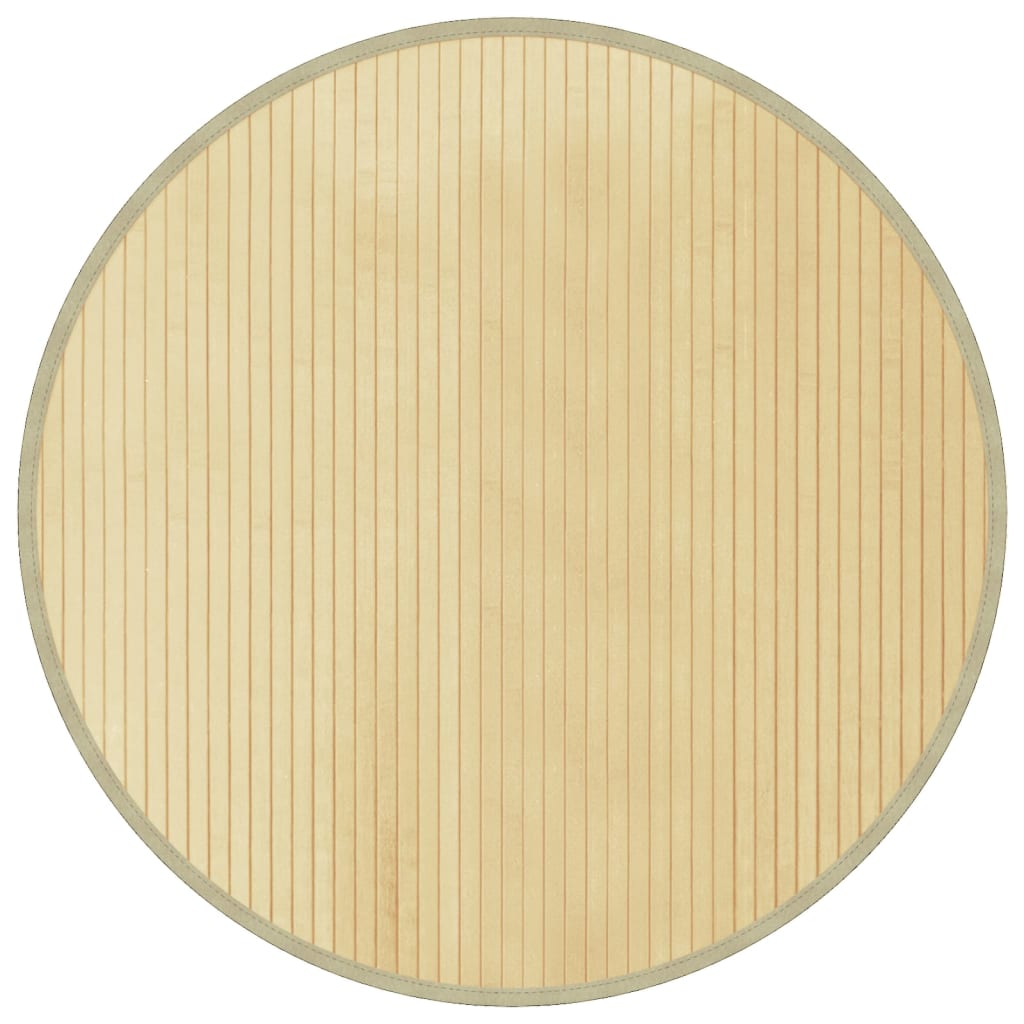 Rug Round Bamboo