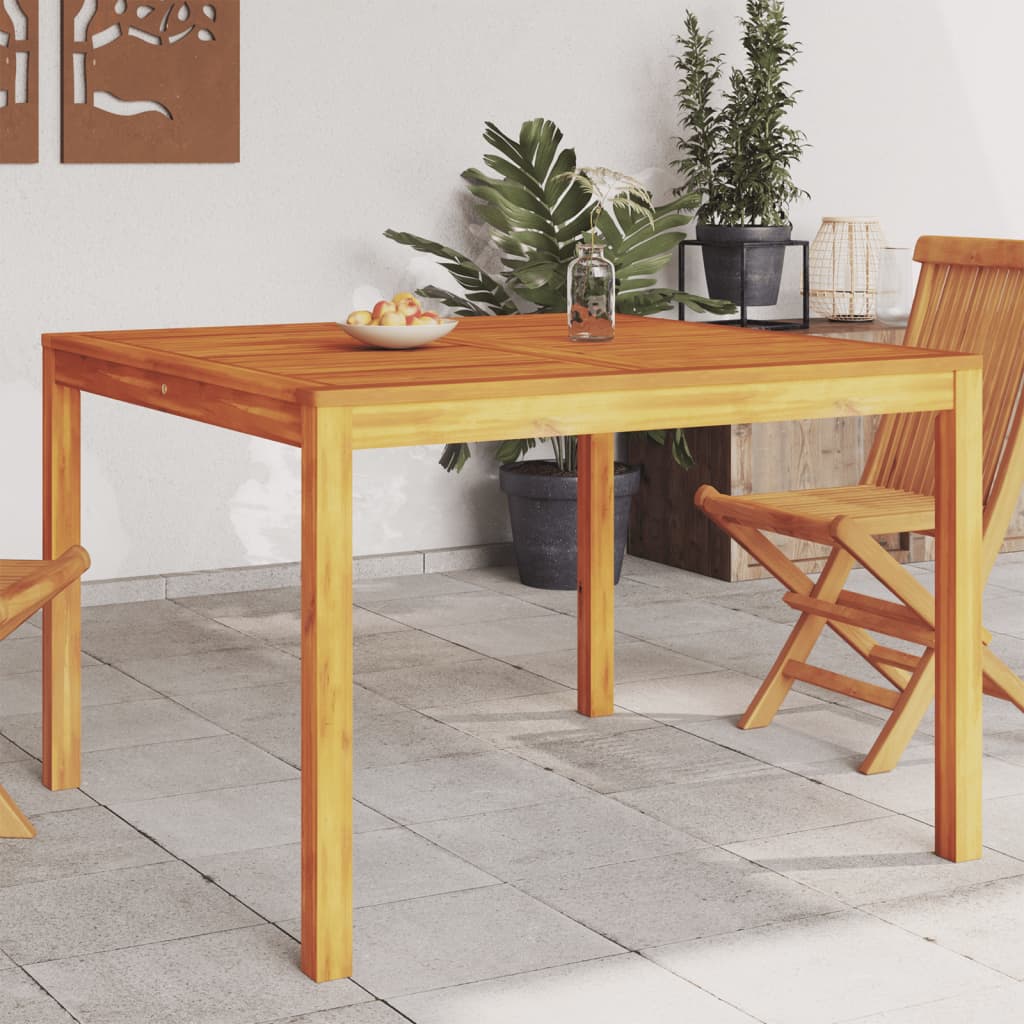Garden Table Solid Acacia Wood