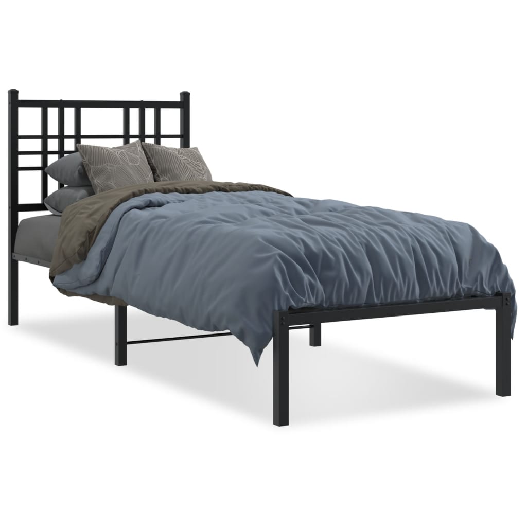 Metal Bed Frame Without Mattress 80X200Cm