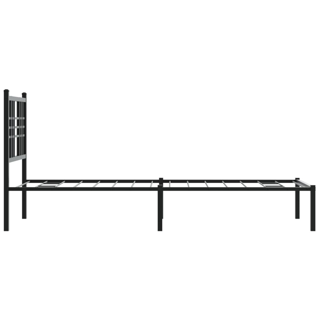 Metal Bed Frame Without Mattress 80X200Cm