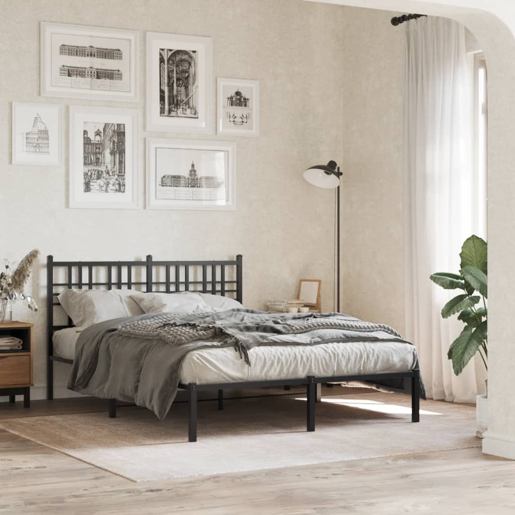 Metal Bed Frame Without Mattress 80X200Cm