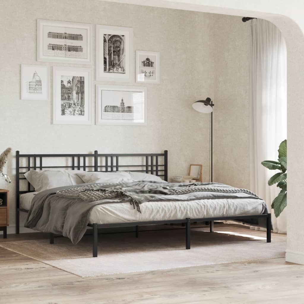 Metal Bed Frame Without Mattress 80X200Cm