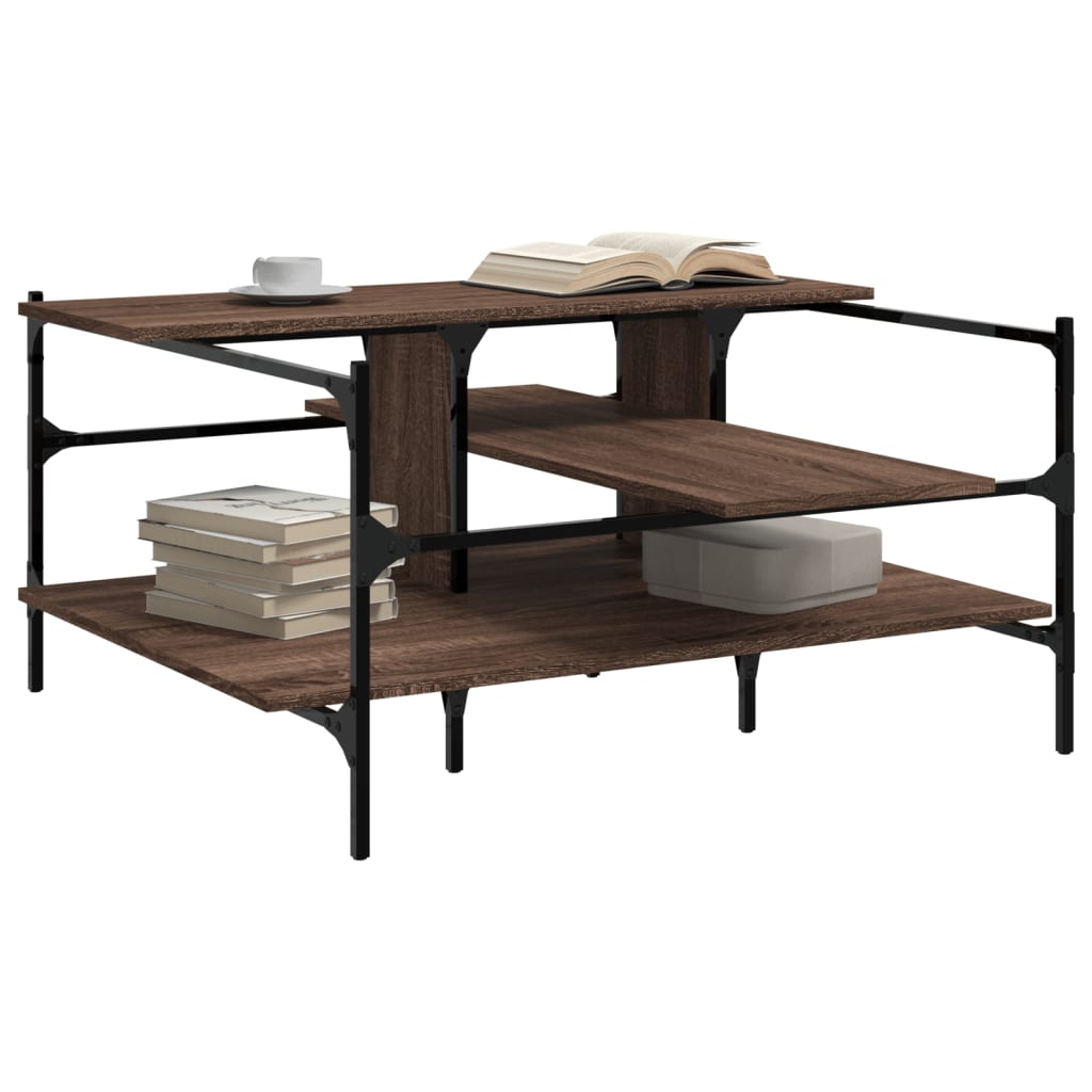 Coffee Table 100X100X48.5 Cm Engineered Wood