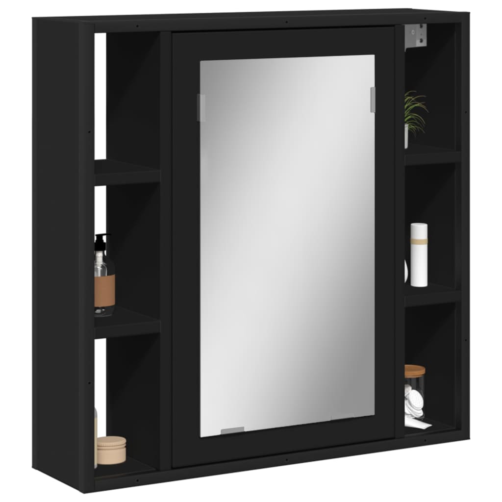 Bathroom Mirror Cabinet 60X16X60 Cm Engineered Wood