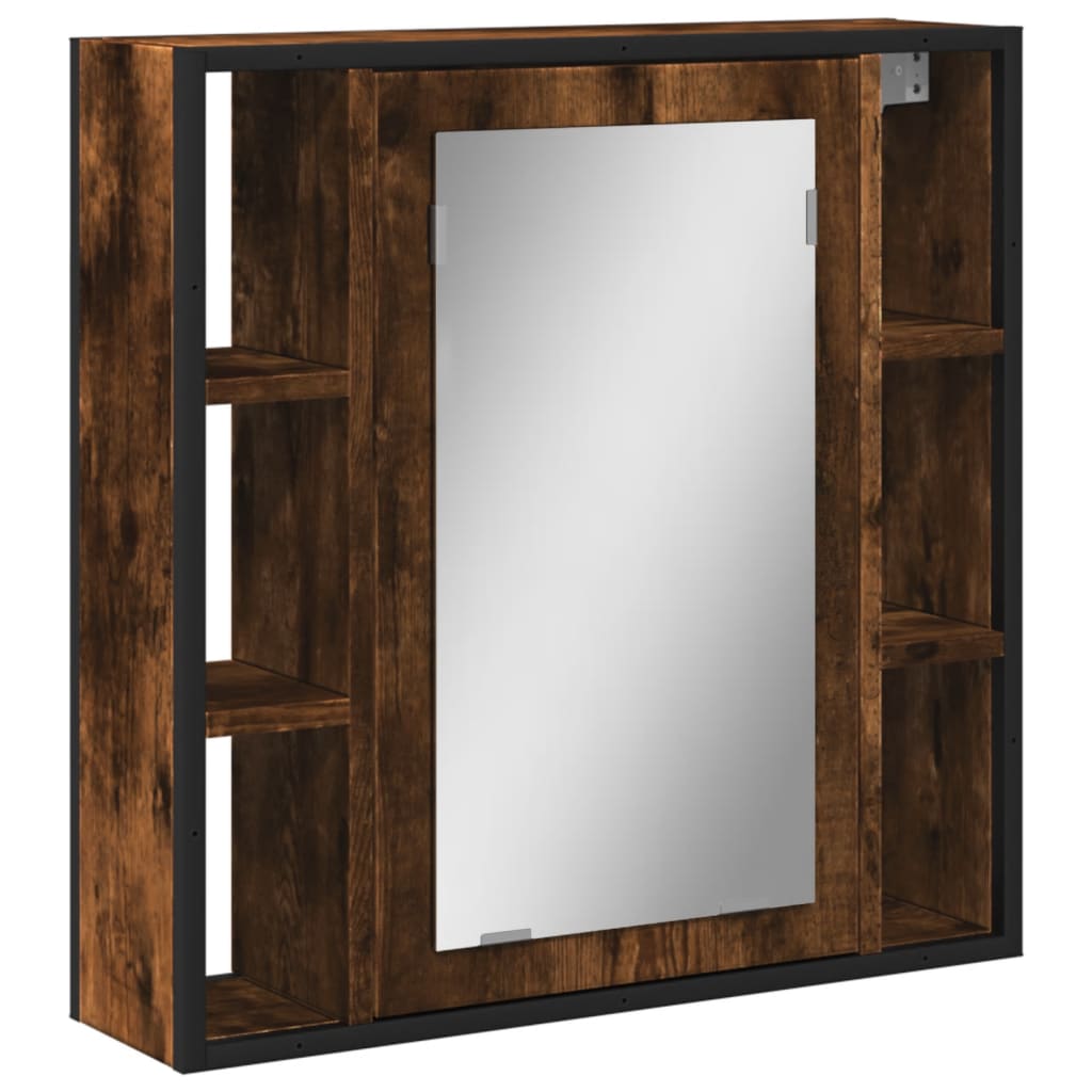 Bathroom Mirror Cabinet 60X16X60 Cm Engineered Wood