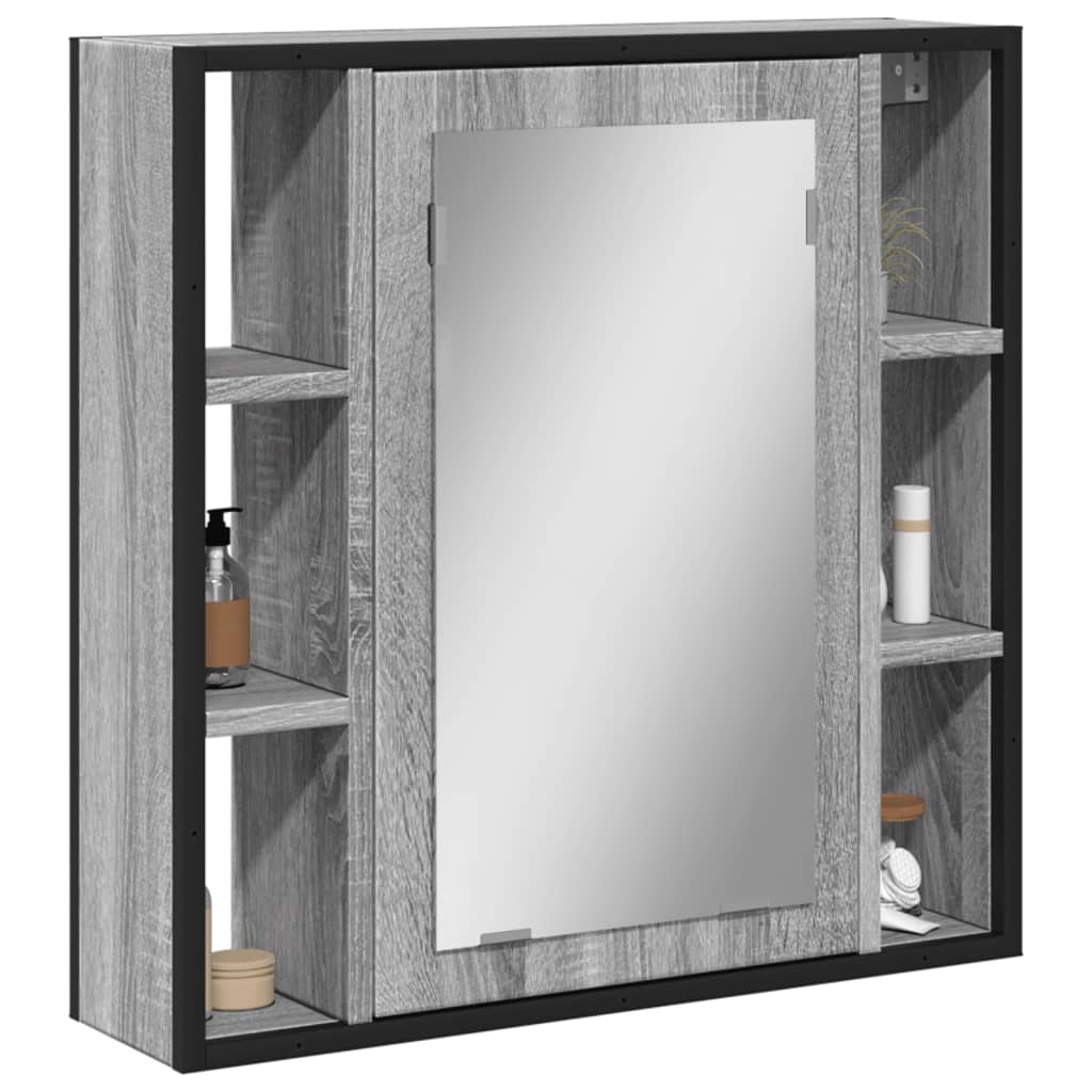 Bathroom Mirror Cabinet 60X16X60 Cm Engineered Wood