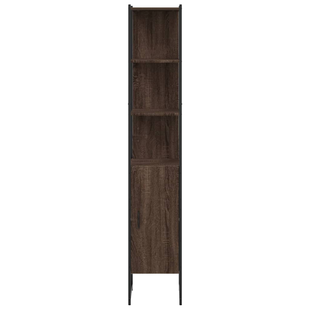 Bathroom Cabinet 33X33X185.5 Cm Engineered Wood