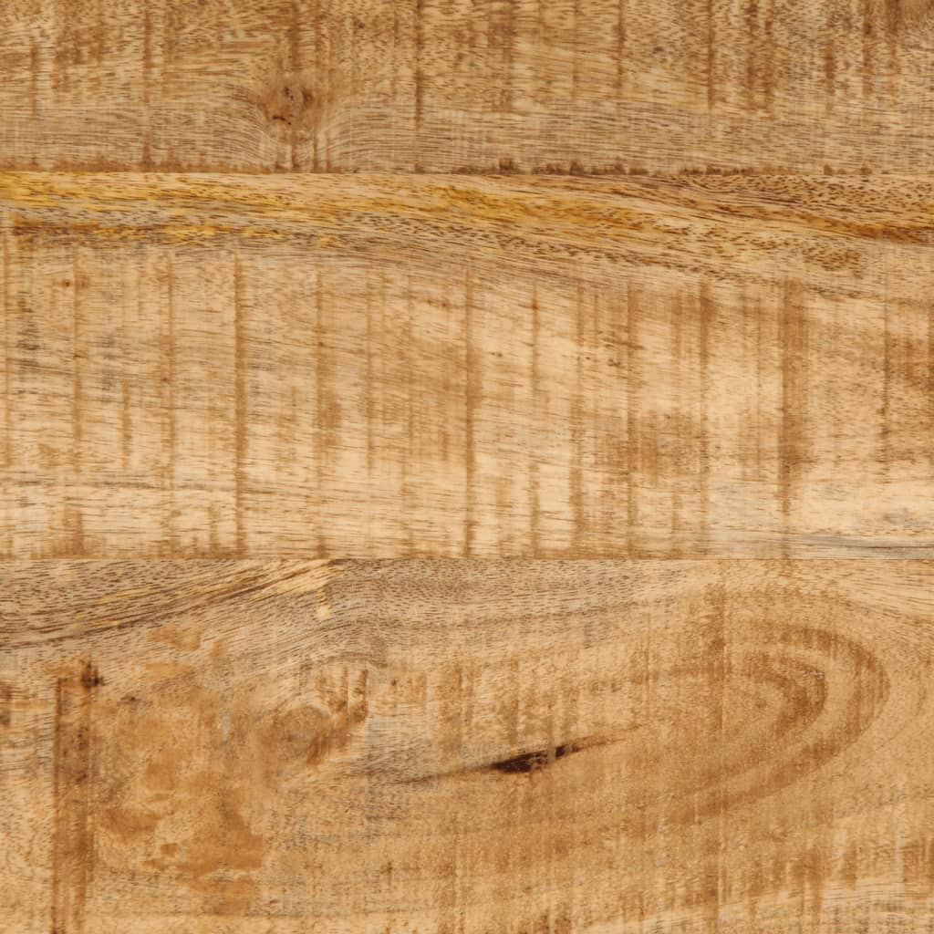 Tv Cabinet 110X35X40 Cm Solid Rough Wood Mango