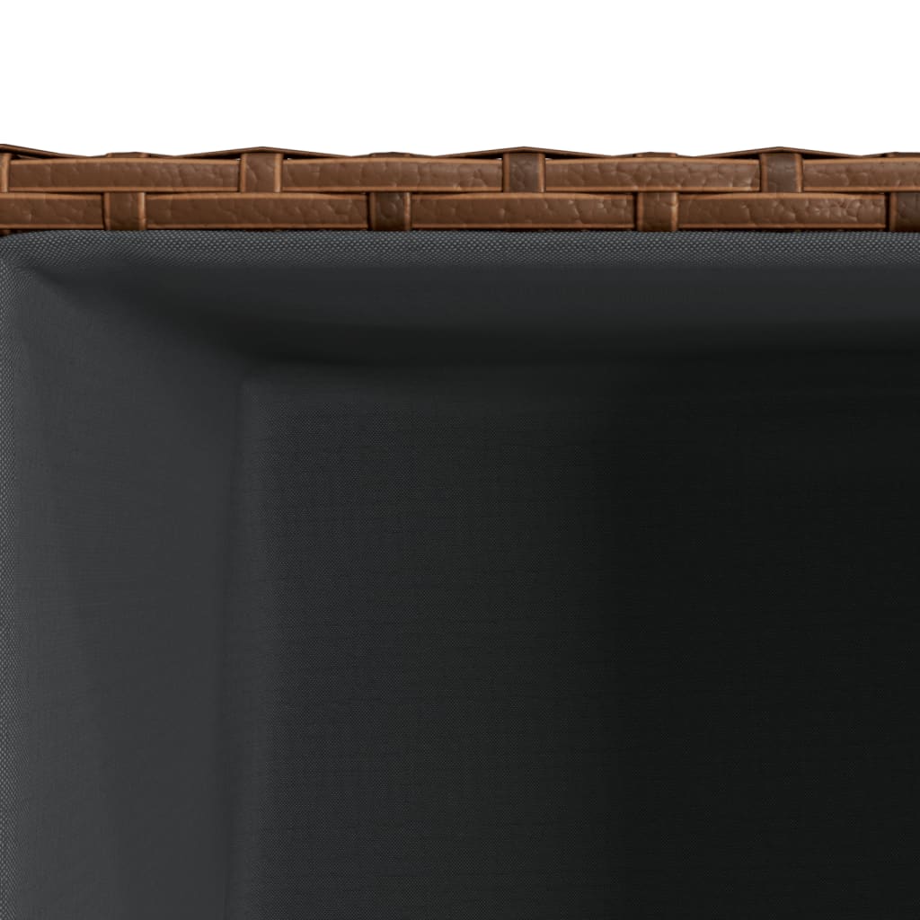 Garden Planters 3 Pcs Poly Rattan