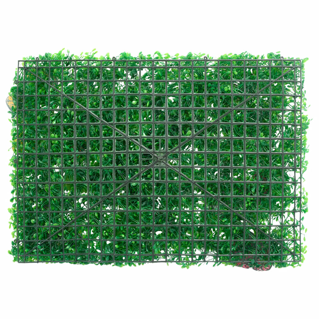 Artificial Plant Fence 6 Pcs Green 40X60 Cm