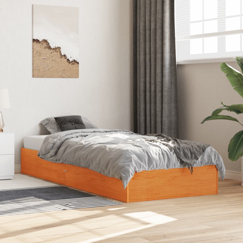 Bed Frame Without Mattress Solid Wood