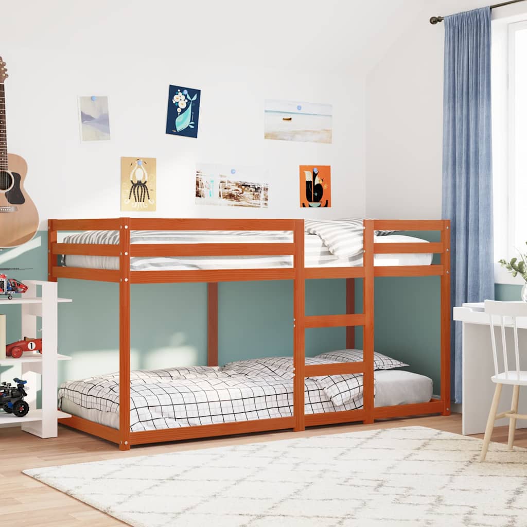 Bunk Bed Without Mattress Solid Wood Pine