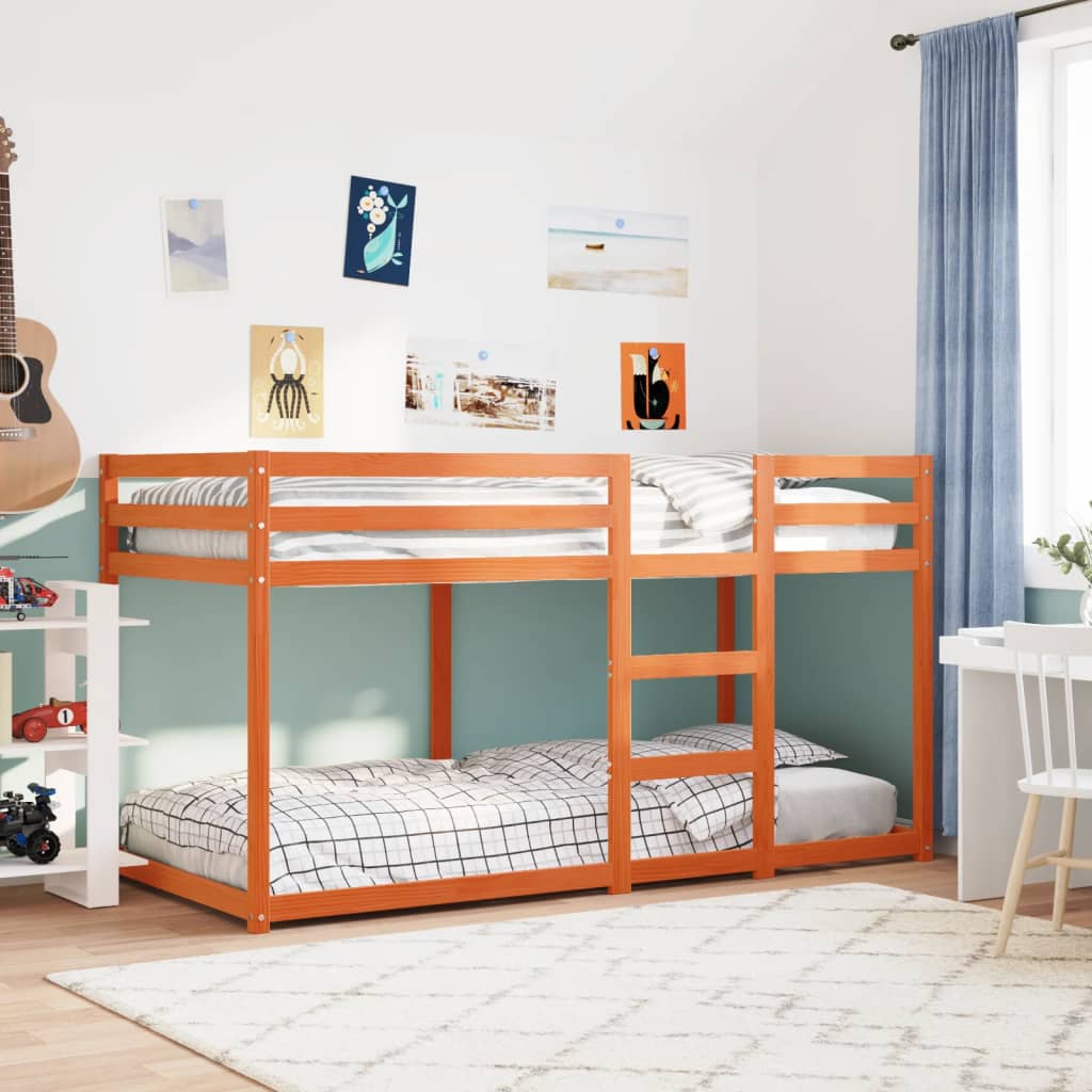Bunk Bed Without Mattress Solid Wood Pine