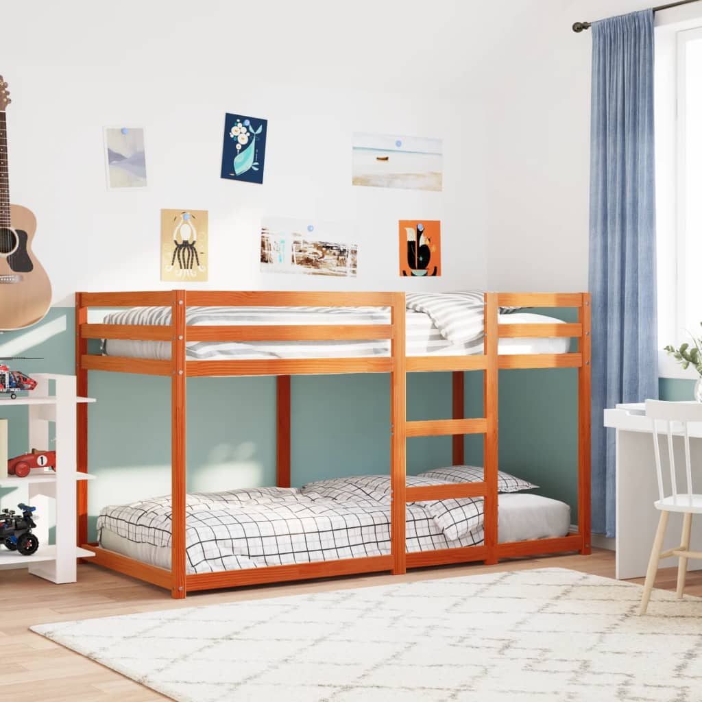 Bunk Bed Without Mattress Solid Wood Pine