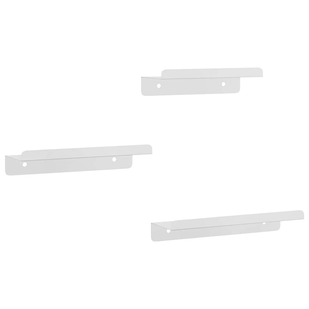 Wall Shelves 3 Pcs Stainless Steel